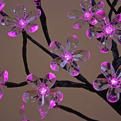Imagen de Arbol led 32 flores 40cm 220v disponible (violeta o blanco cálido)