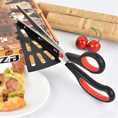 Tijera De Cocina Multifuncion Acero Inox Corta Pizza Tartas - comprar online