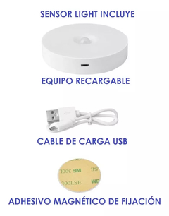 Lampara con sensor, recargable, body induction en internet