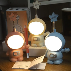 lampara de mesa astronauta con sacapuntas - comprar online