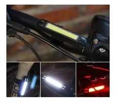 Luz para bicicleta con carga USB - comprar online