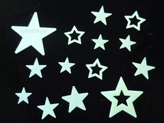 Estrellas que brillan en la oscuridad grande de 3 a 11cm - comprar online