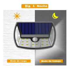 reflector solar con sensor de movimiento y 3 intensidades SH28A - tienda online