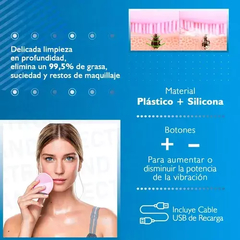 Limpiador Facial Masajeador Recargable Usb Forever - comprar online