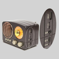 Parlante bluetooth / Radio tipo vintage - comprar online