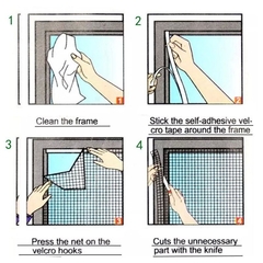 Mosquiteros para ventanas con Velcro varias medidas a elegir - comprar online