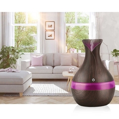 Humidificador madera 7 colores