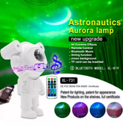 astronauta proyector laser con parlante bt - comprar online