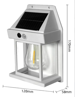 Farol Led con carga solar y sensor de movimiento - Cosas Asombrosas