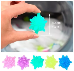 Bolas de silicona para lavarropas x10 - comprar online