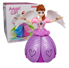 Angel Girl Muñeca con luces y música