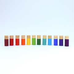 Totins com 12 - Colorido Arco-Íris