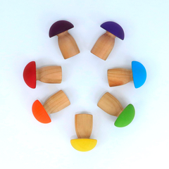 Cogumelos de Brincar com 7 - Colorido Arco-Íris na internet