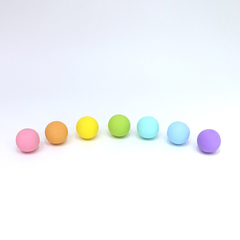 Esferas de Madeira com 7 (4cm) - Pastel - comprar online