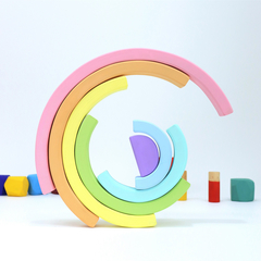 Arco-Íris de Brincar Midi 7 arcos (30cm) - Colorido Pastel - Cria Asas
