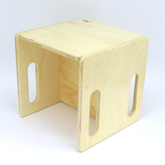 Cadeira Cubo 3 em 1 - Natural (Novo modelo) - comprar online