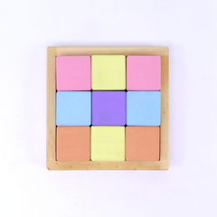 Cubos de Brincar 9 cubos - Colorido Pastel - comprar online