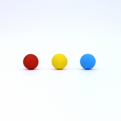 Esferas Mini de Madeira com 3 (3cm) - Colorido