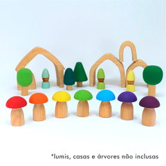 Cogumelos de Brincar com 7 - Colorido Arco-Íris - comprar online