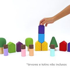 Casas de Brincar com 14 casas - Colorido Arco-Íris na internet