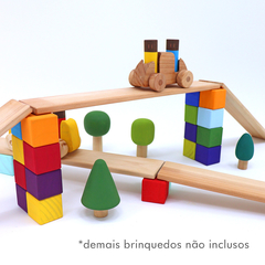 Cubos de Brincar 36 cubos - Colorido Arco-Íris - loja online