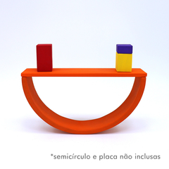Imagem do Blocos Escalonados com 49 blocos - Colorido Arco-Íris