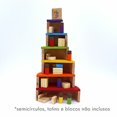 Arco-Íris de Brincar 7 arcos (28cm) - Cor Natural - loja online