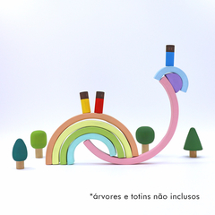 Imagem do Arco-Íris de Brincar Midi 7 arcos (30cm) - Colorido Pastel