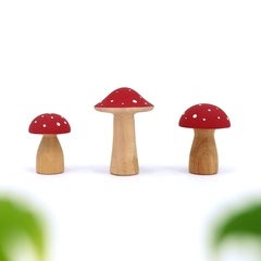 Cogumelos Encantados com 3 - Colorido
