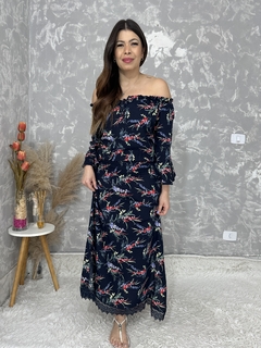 Vestido Longo Floral Desfrutti - loja online