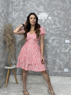 Imagem do Vestido Rosa Estampado Shein