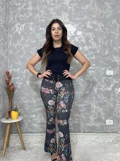 Calça Floral Vintage - comprar online