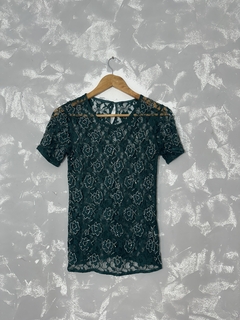 Blusa Renda Verde - comprar online