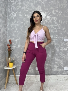 Calça Rosa X&Q Fasion - loja online