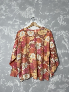 Blusa Tricô Floral - loja online