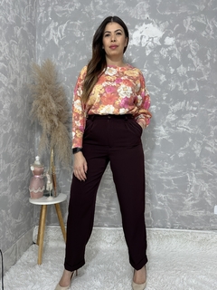 Blusa Tricô Floral