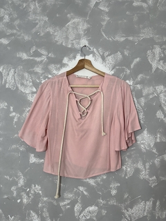 Blusa Rosa Clock Hause na internet