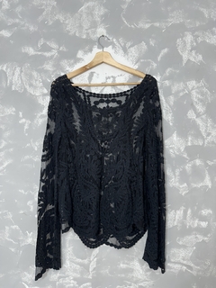 Blusa Renda Preta - comprar online