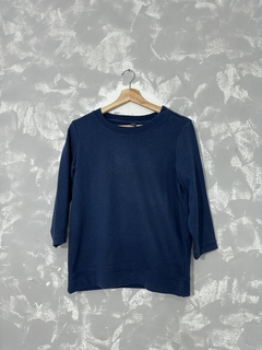 Blusa Moletom Azul Hering - Lemour Modas