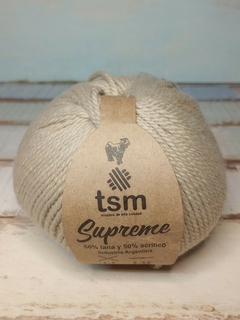 Hilado TSM Supreme Semifino 50% Merino 50% Acrílico x100grs