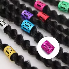 Adornos Trenzas Chicos Anillos Cuffs Colores Surtidos X 50 Unidades en internet