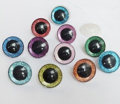 50 Ojos de seguridad amigurumi 12mm. Con BRILLO - comprar online