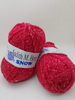 Lana Semigruesa Cashmilon Snow de Judith M. Herz 40grs. x Unidad