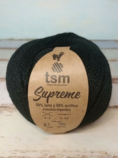 Hilado TSM Supreme Semifino 50% Merino 50% Acrílico x100grs - comprar online