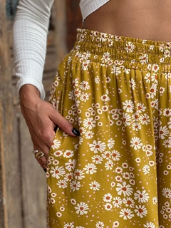 Calça Pantalona Floral - comprar online