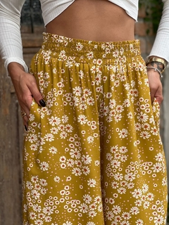 Calça Pantalona Floral - Caju Veste