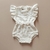 Romper Tricot Elza bebê e infantil off white