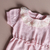 Romper Tricot Gola rendada bebê e infantil rosa - comprar online