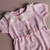 Romper Tricot Gola rendada bebê e infantil rosa na internet