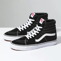 TENIS VANS SK8-HI BLACK/WHITE